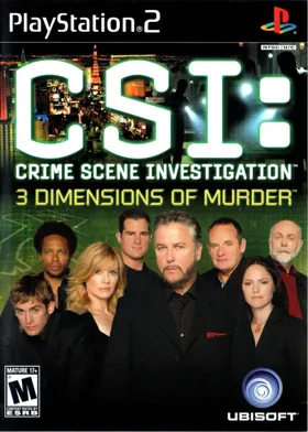 CSI - Crime Scene Investigation - 3 Dimensions of Murder box cover front